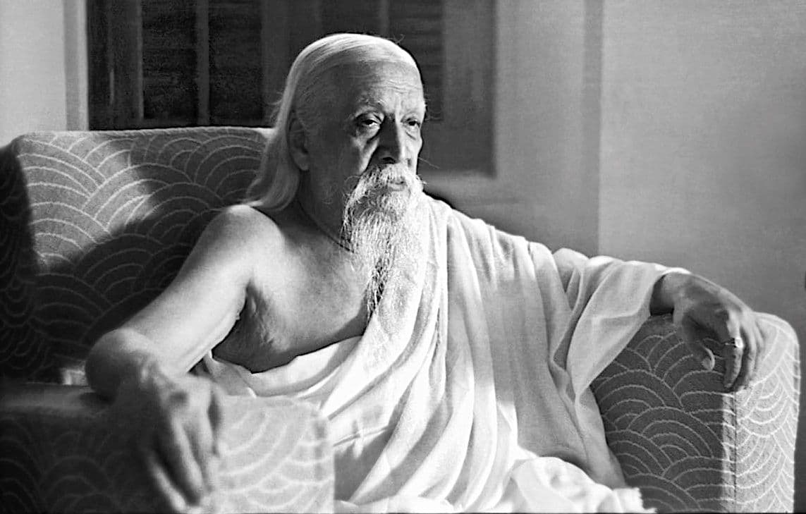 Aurobindo Ghose, seated, 9 January 1901