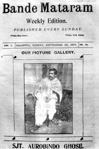 Bande Mataram newspaper, 29 September 1907