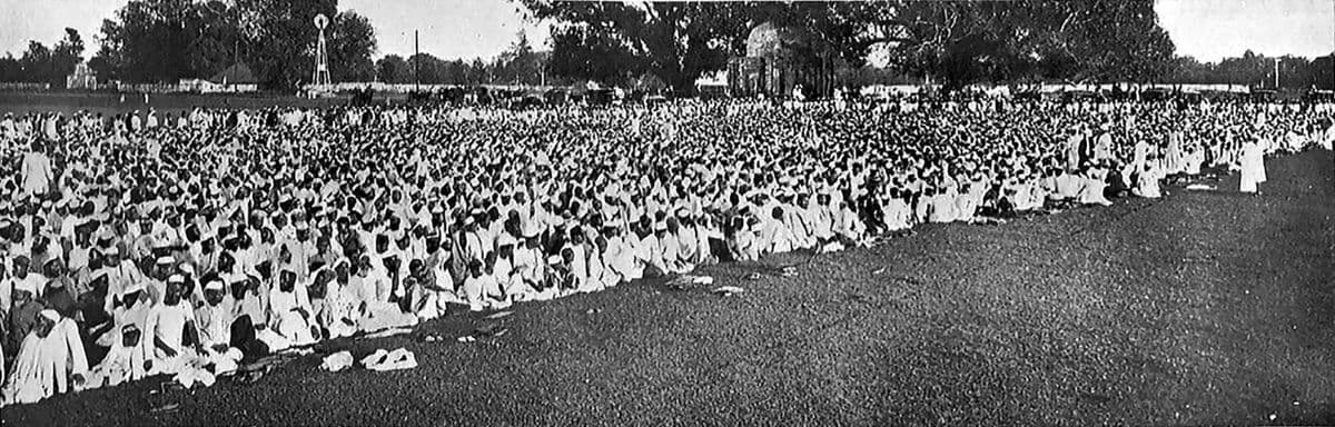 Anti-Partition mass meeting, The Sphere, 27 October 1906